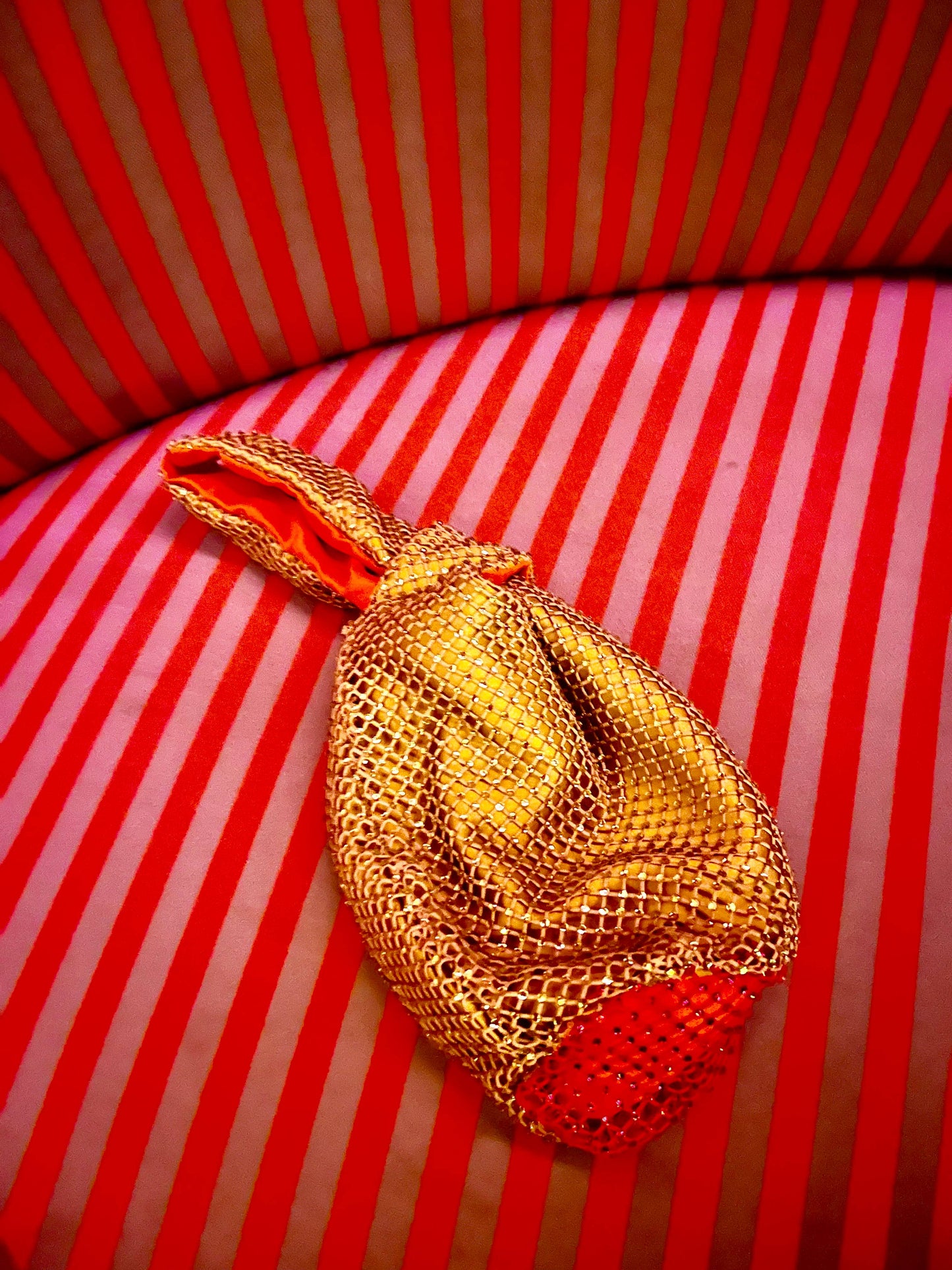 Disco Olive Knot Bag
