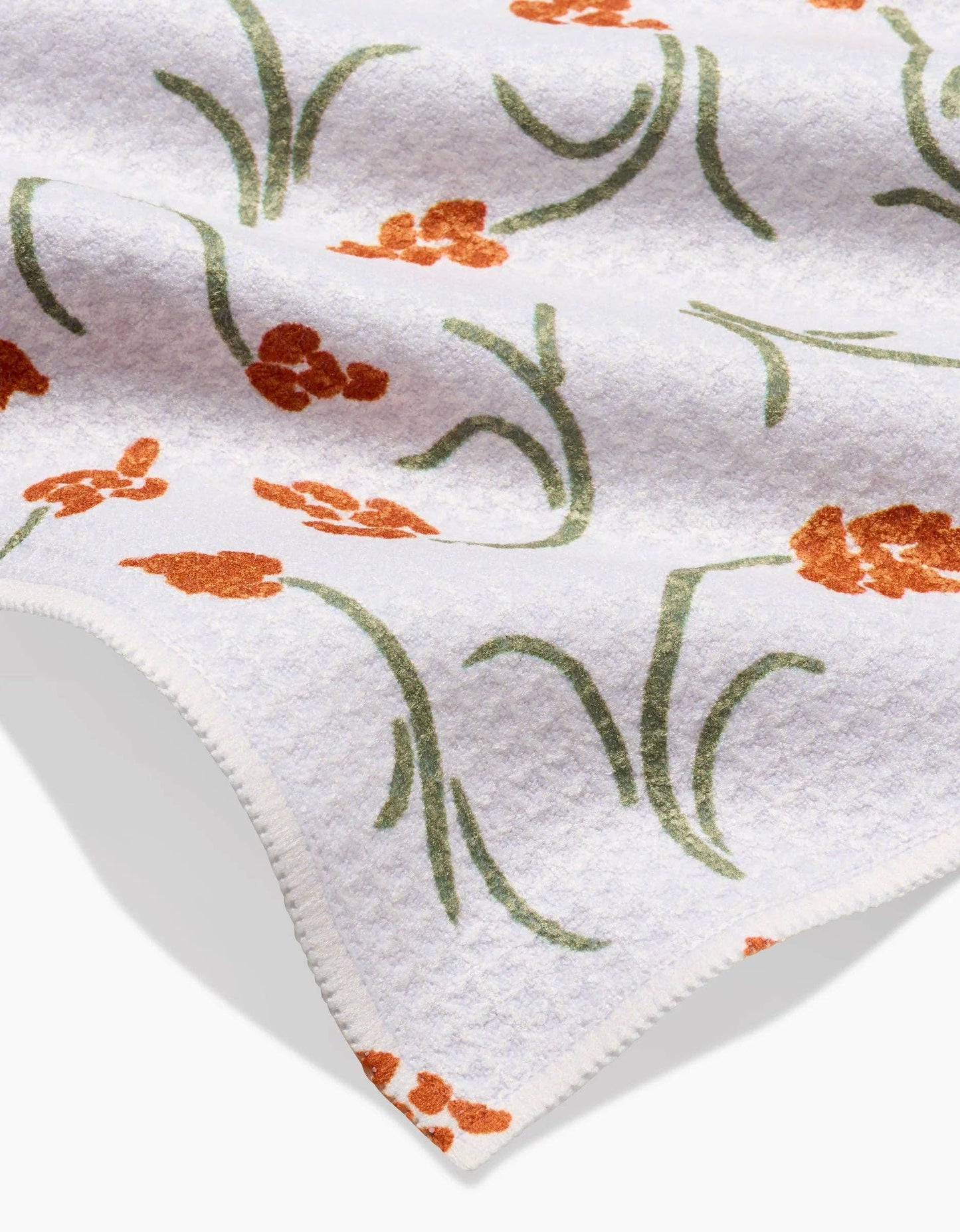 Crayon Floral Bar Towel