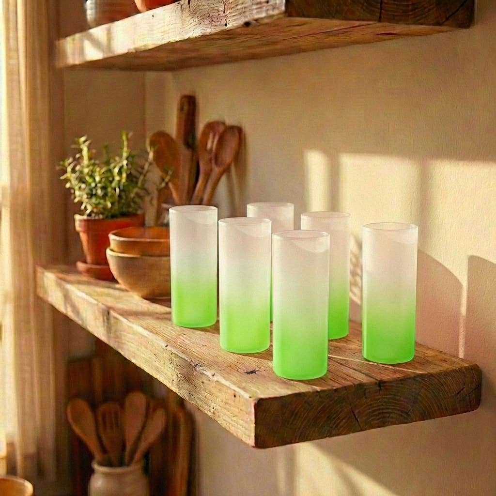 Colored Glass Kitchen Cup | LIMITED STOCK