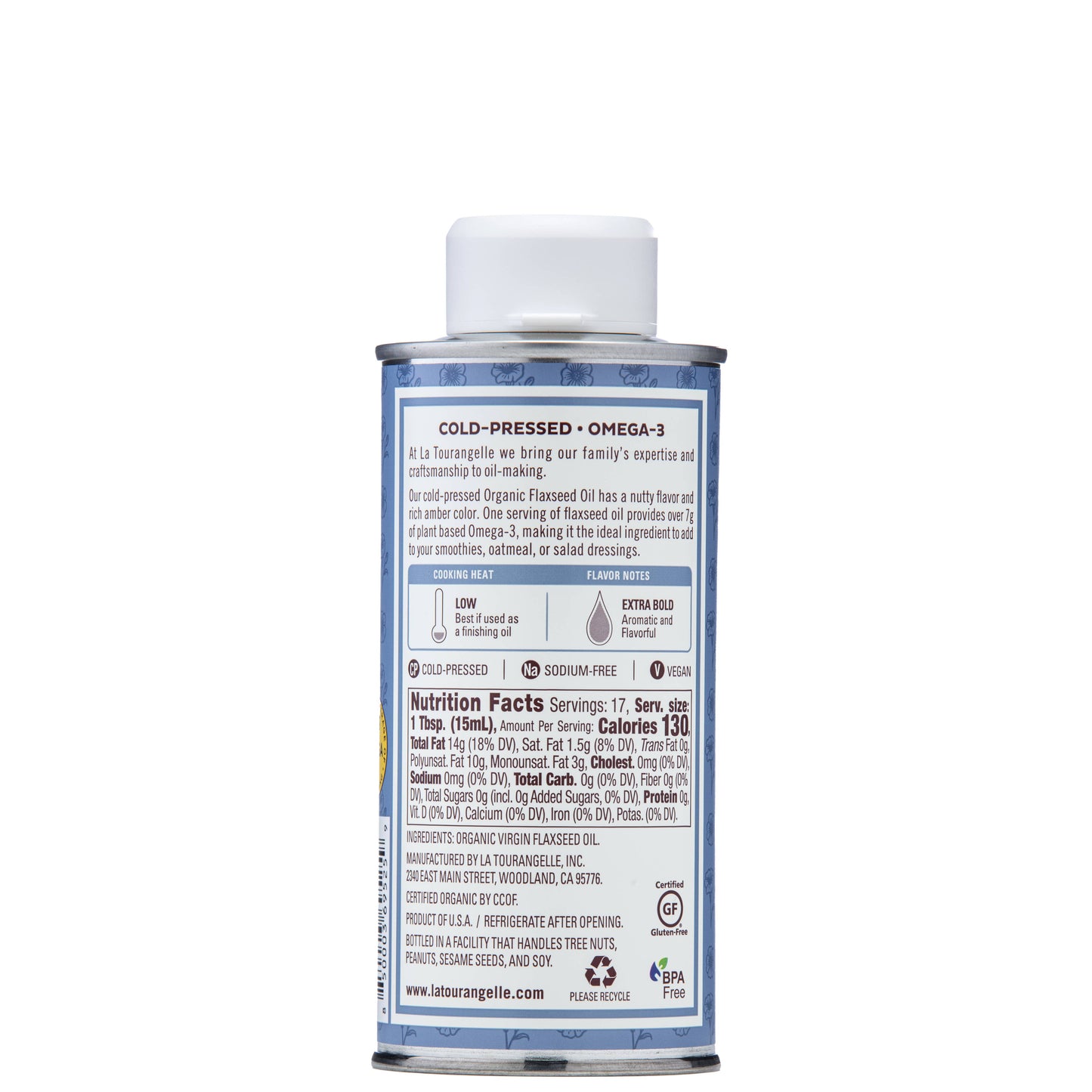 La Tourangelle Organic Flaxseed Oil, 8.45 Fl Oz