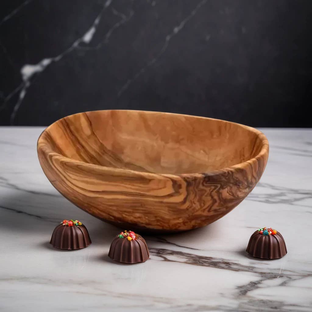 Olive wood Oval bowl- Dips and Nuts