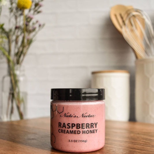 Raspberry Creamed Honey