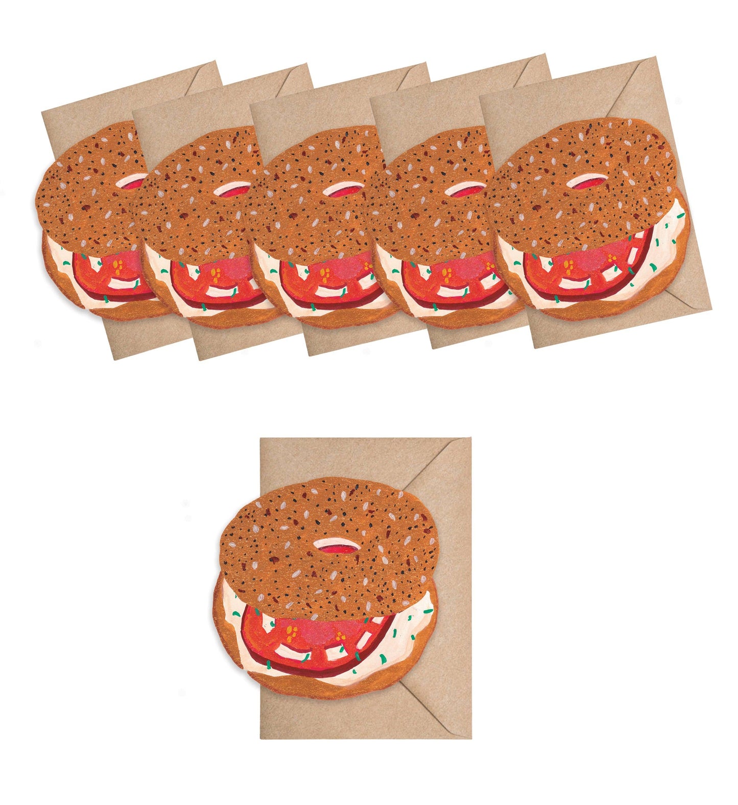 Everything Bagel Mini Cards - box of 6