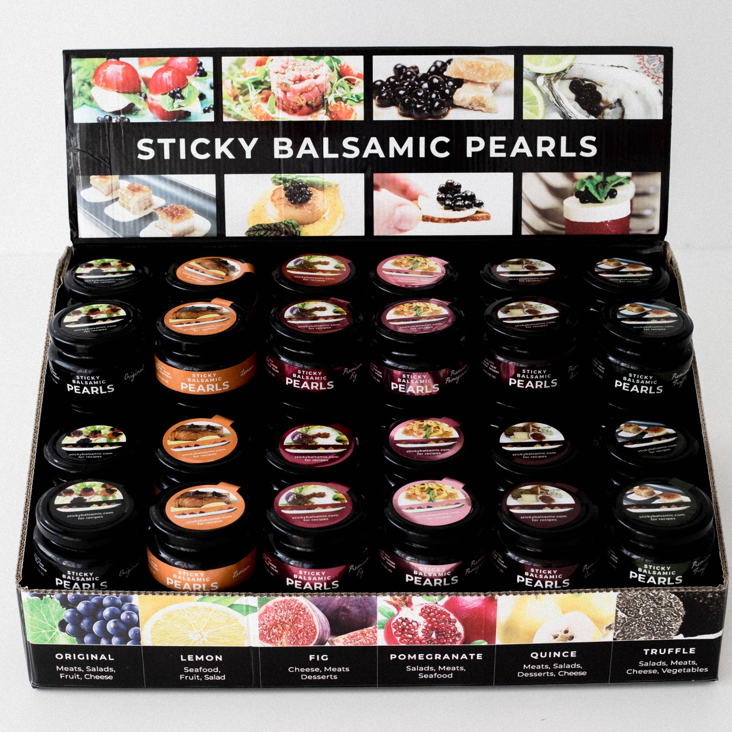 Sticky Balsamic Premium Pomegranate Pearls