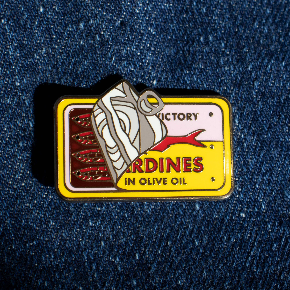 Tiny Sardines Lapel Pin