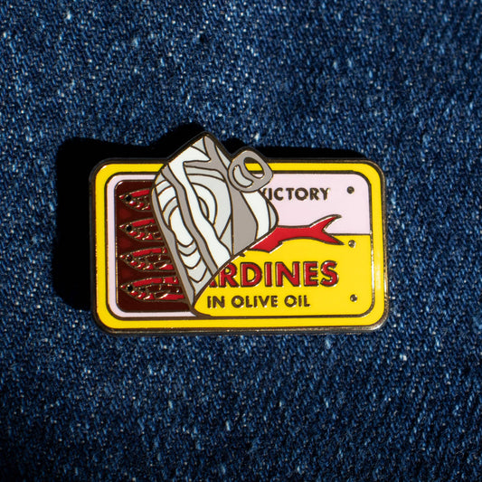 Tiny Sardines Lapel Pin