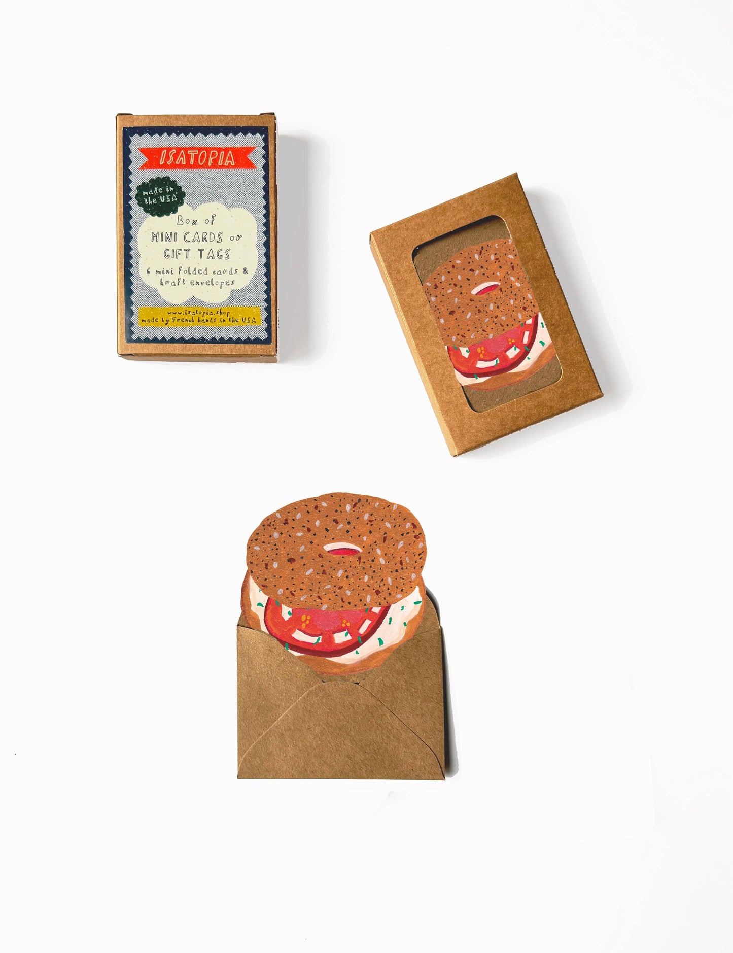 Everything Bagel Mini Cards - box of 6