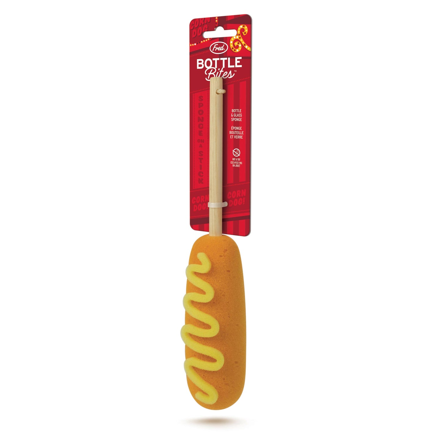 Sponges - Bottle Bites - Corn Dog Bottle Brush