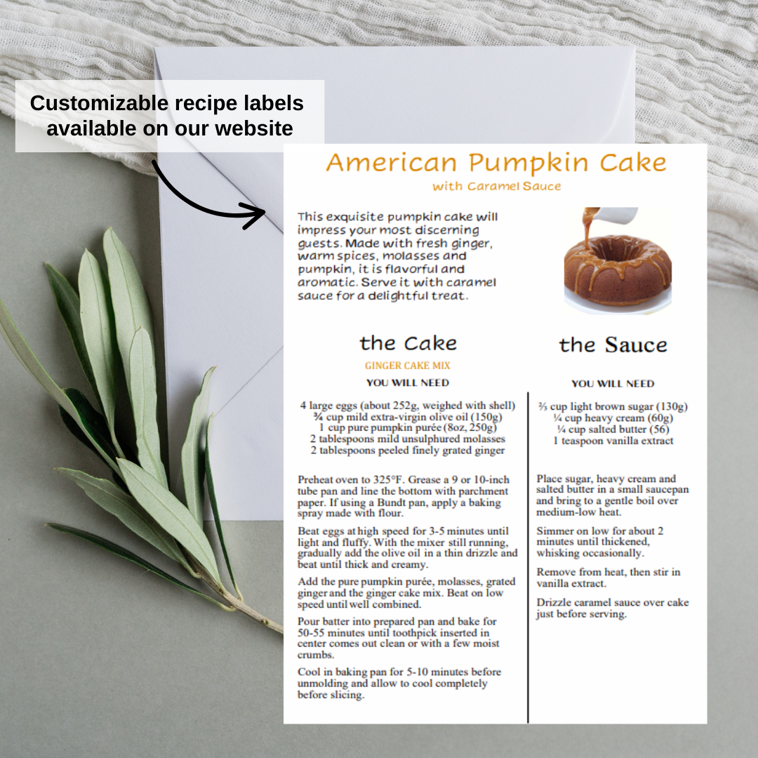 Ginger Olive Oil Cake Mix (sofi-Gold Finalist)
