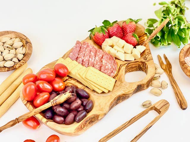 Olive Wood Appetizer Tray