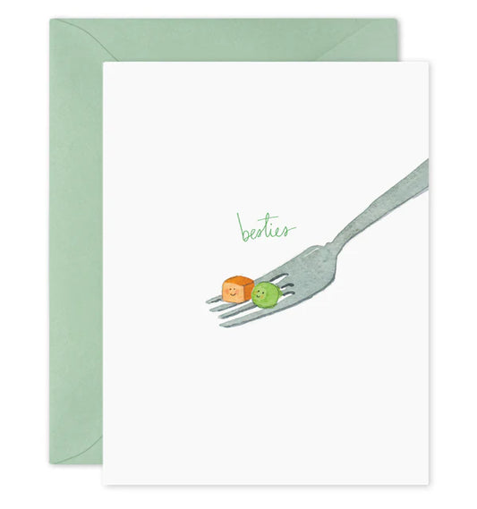 Besties Peas + Carrots Card - E. Frances