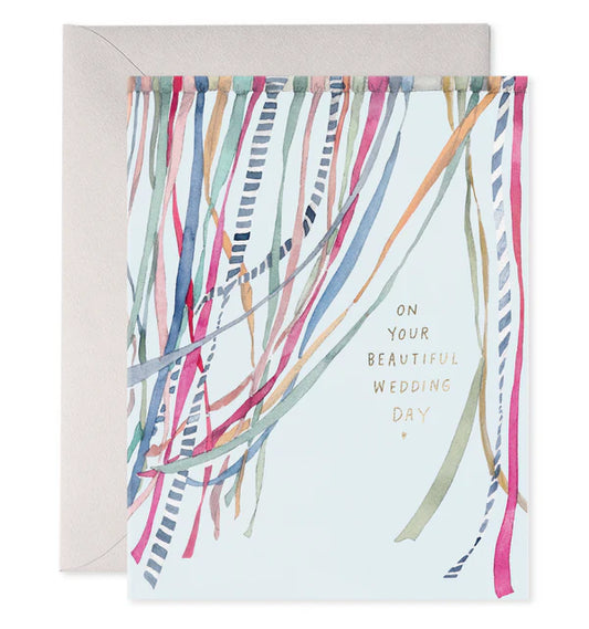 Wedding Ribbons Card - E. Frances