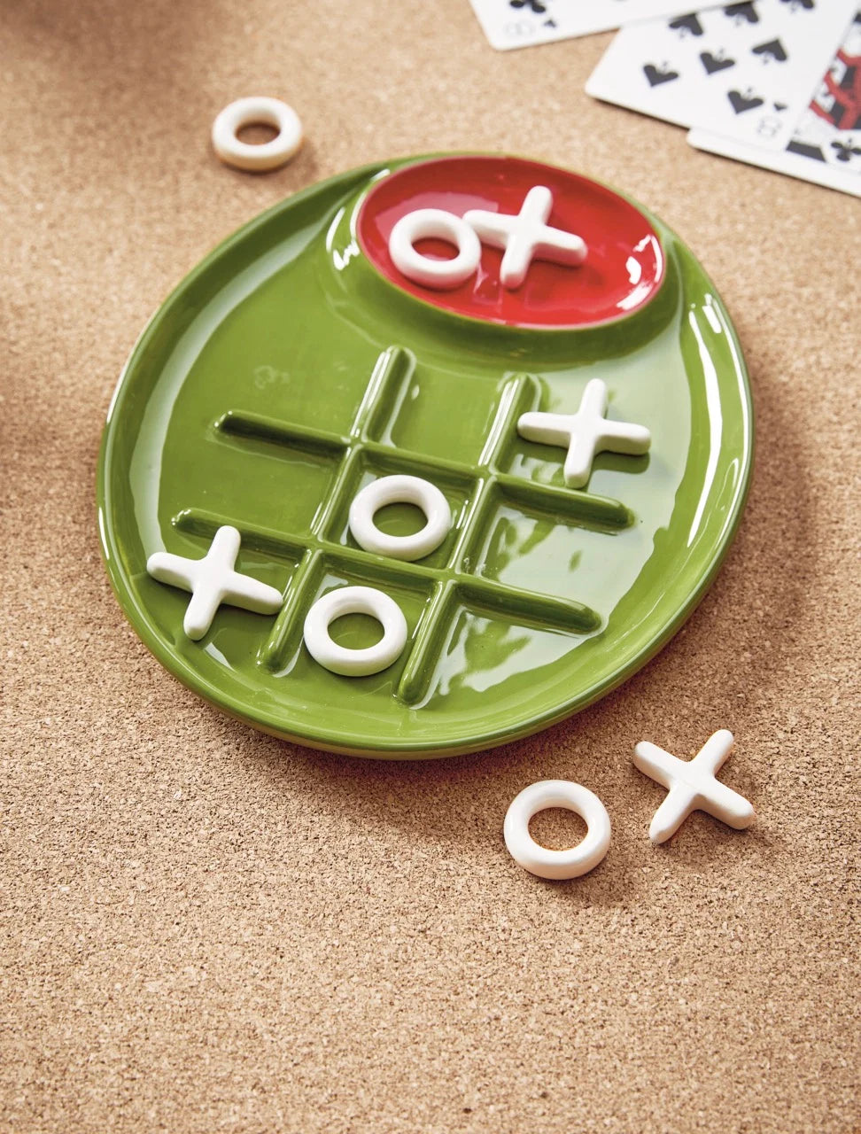 Olive Tic Tac Toe Game Set
