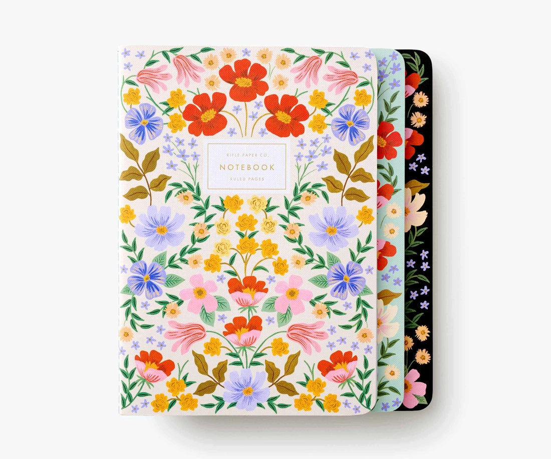 Rifle Paper Co Bramble Notebooks - Set of 3