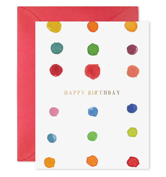 Birthday Dots Card - E. Frances