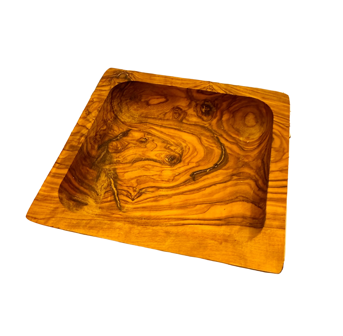 Olive Wood Dish Square - 5”