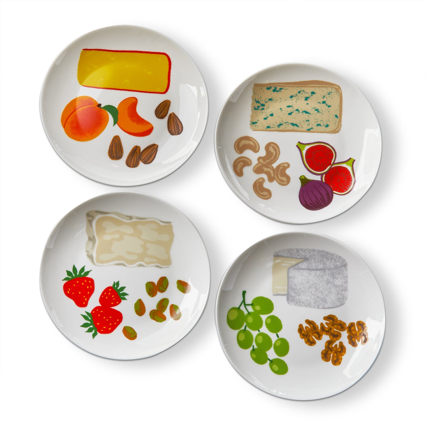 Fromage Appetizer Plate - Set of 4