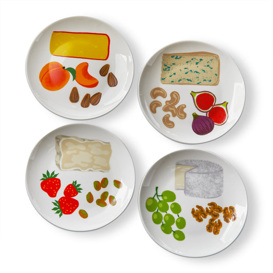 Fromage Appetizer Plate - Set of 4