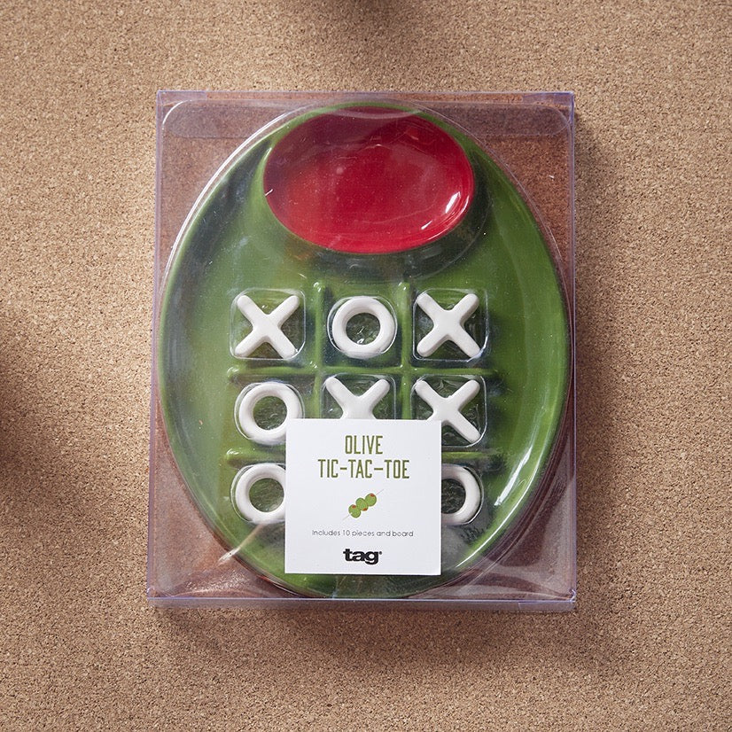 Olive Tic Tac Toe Game Set
