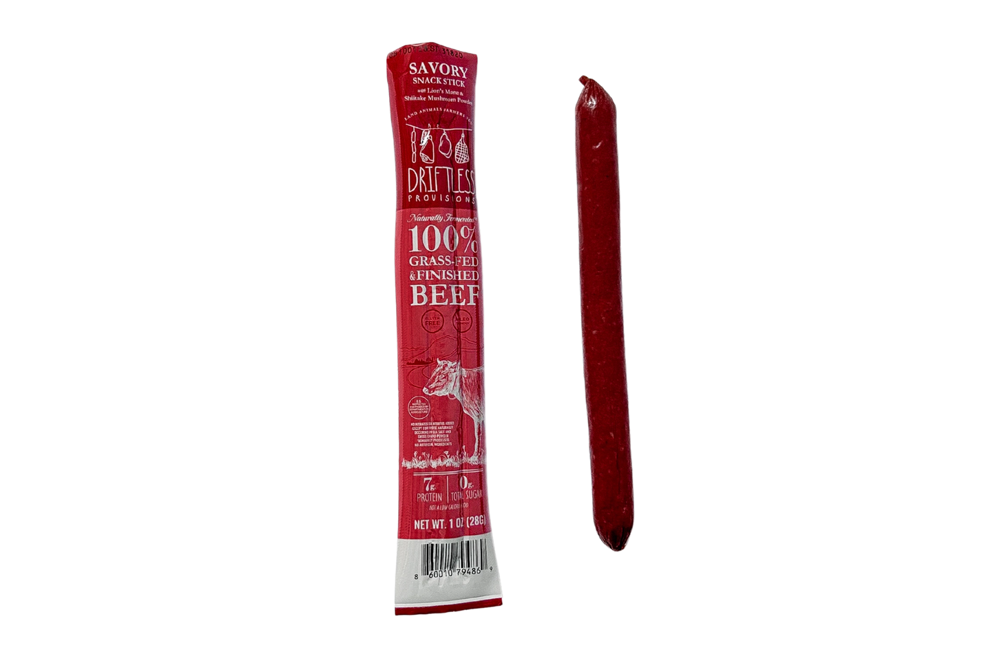 Savory Grass-fed Beef Snack Sticks