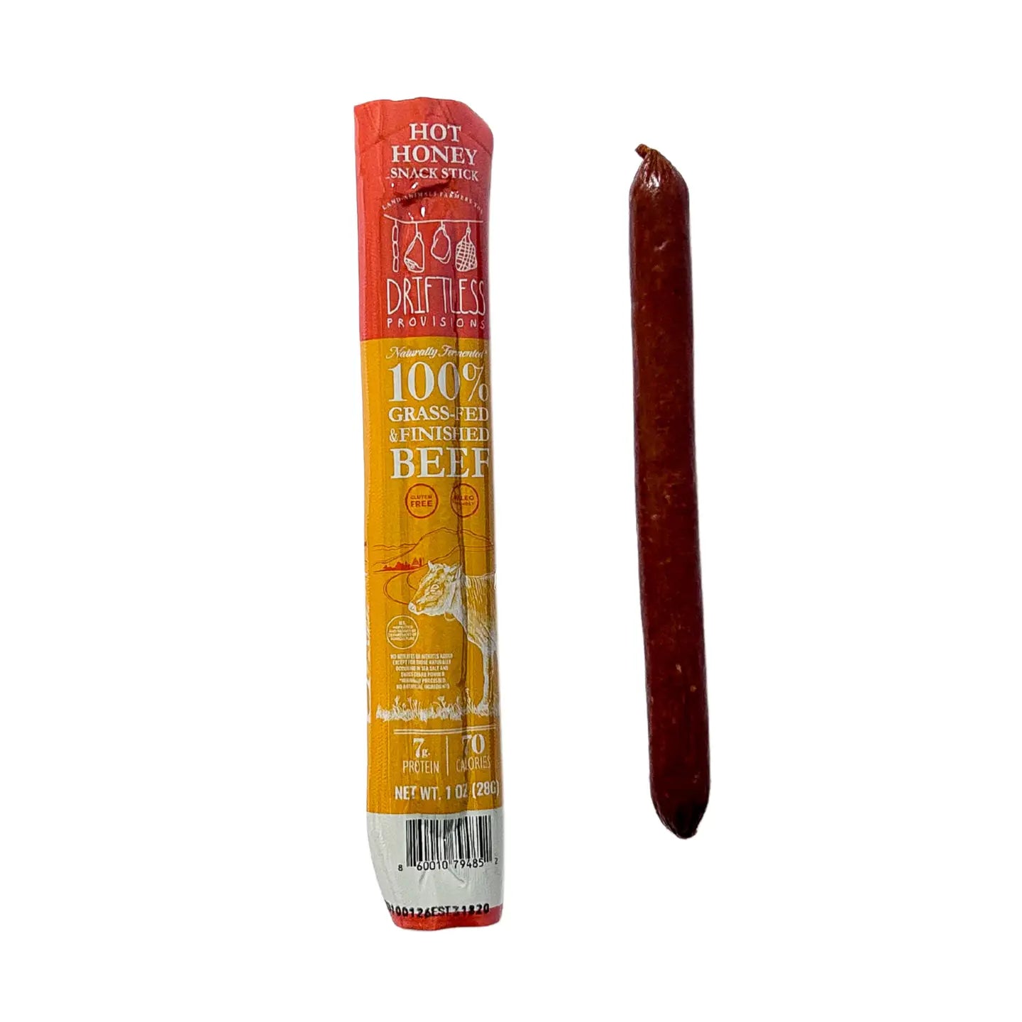 Hot Honey Grass-fed Beef Snack Sticks