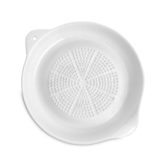 Porcelain Ginger Grater Bowl with Spout