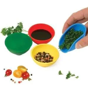 Mini Silicone Pinch Bowls, Set of 4