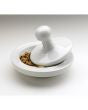 Flying Saucer Porcelain Mortar & Pestle