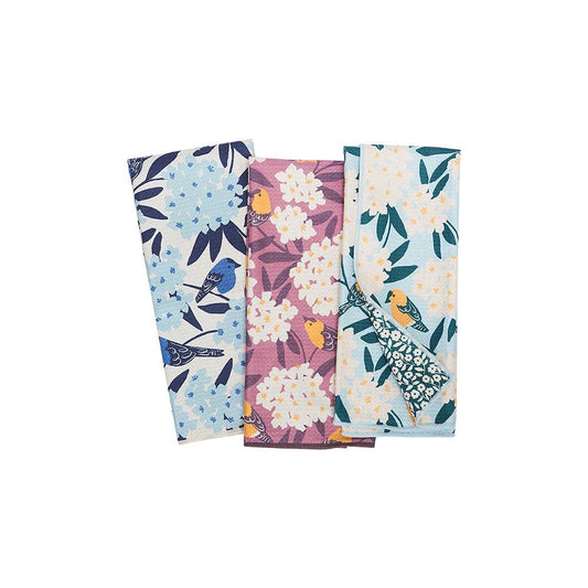 Anywhere Towel - Nuthatch Birdsong Reversible