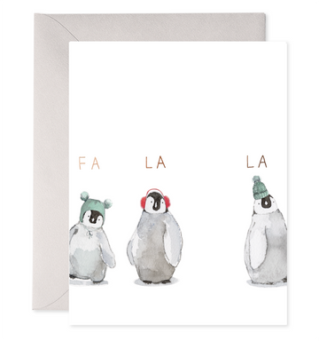 Cozy Penguins Card - E. Frances