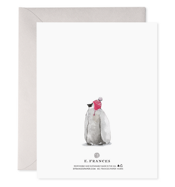 Cozy Penguins Card - E. Frances