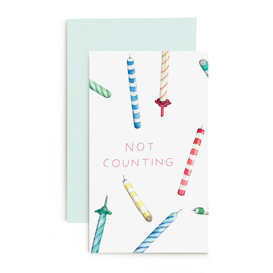 Not Counting Birthday Enclosure Card