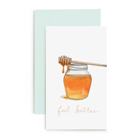 Honey Jar Feel Better Enclosure Card