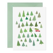 Fa La La La La Trees Card