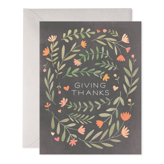 Giving Thanks Card - E. Frances