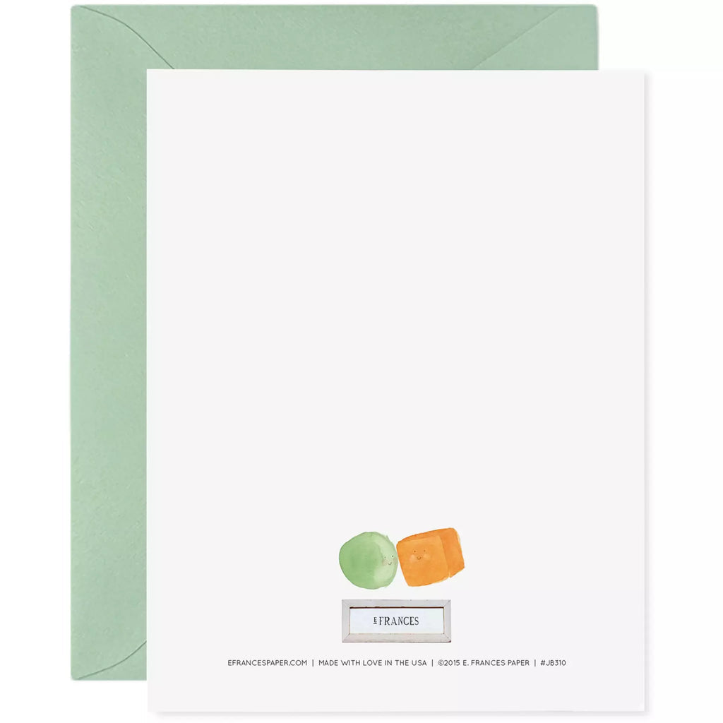 Besties Peas + Carrots Card - E. Frances