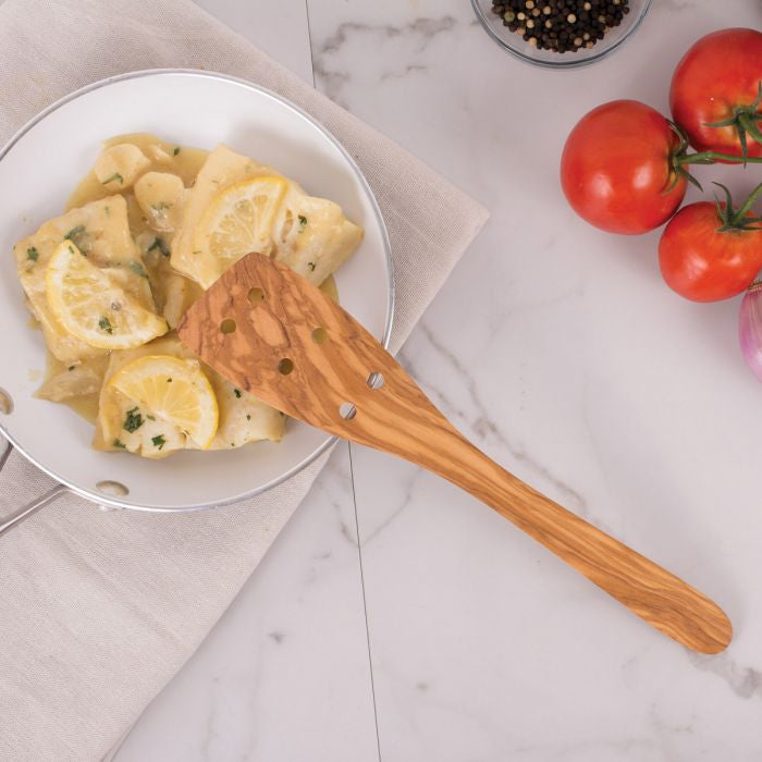 Eddington’s Olive Wood Pierced Spatula