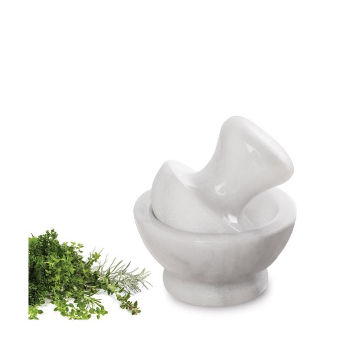 Marble Mushroom Mortar & Pestle