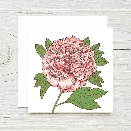 Peony Enclosure Card