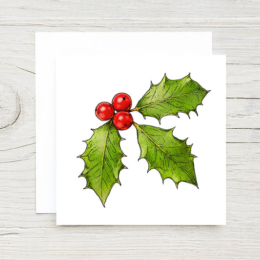 Holly Berry Enclosure Card