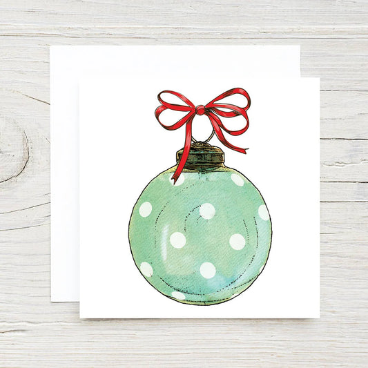 Holiday Ornament Enclosure Card