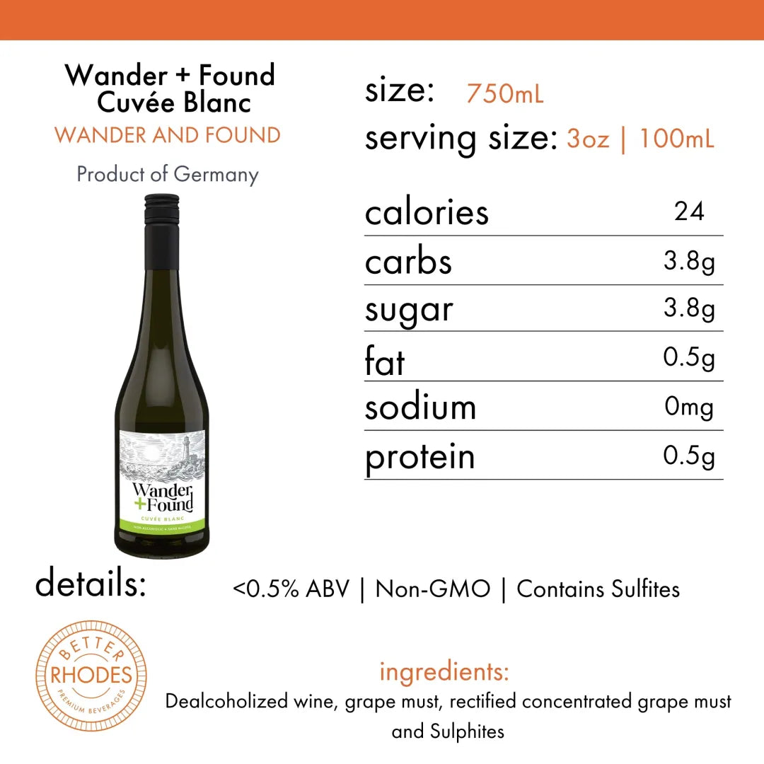 Wander+Found Non-Alcoholic Cuvée Blanc