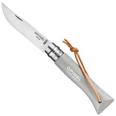 No.06 Stainless Steel Folding Knife with Lanyard