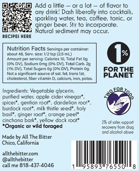 All The Bitter Alcohol-Free Aromatic Bitters