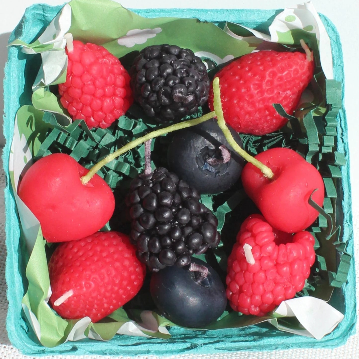 Mixed Berries Beeswax Birthday Candles