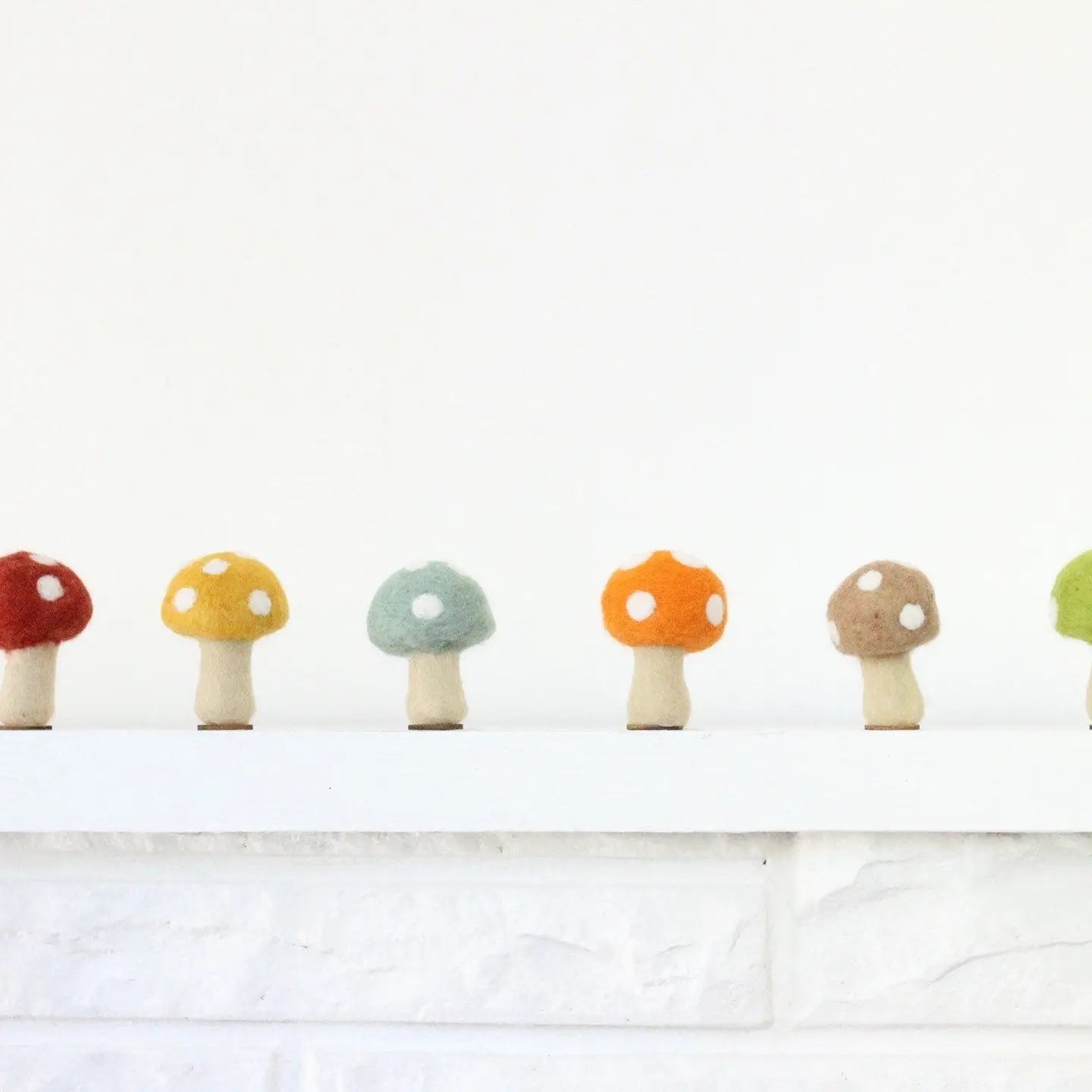 Felted Wool Mushrooms