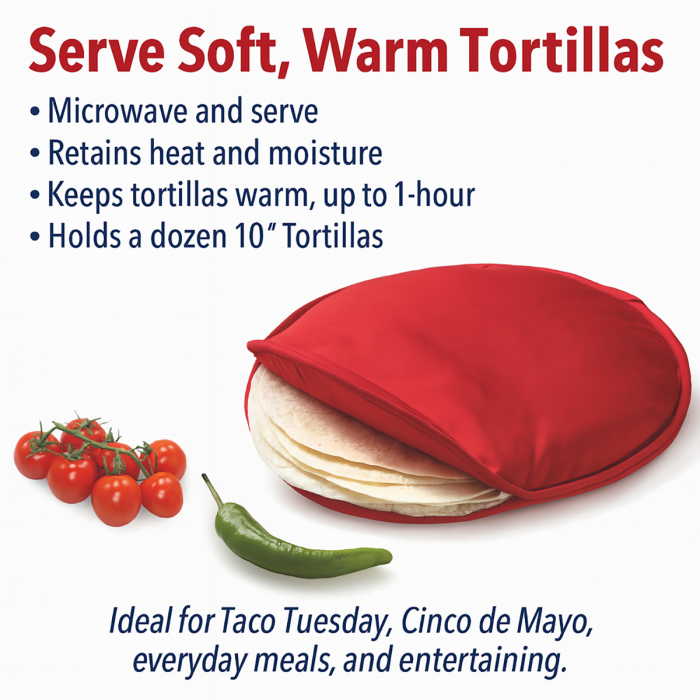 Insulated Tortilla Warming Pouch