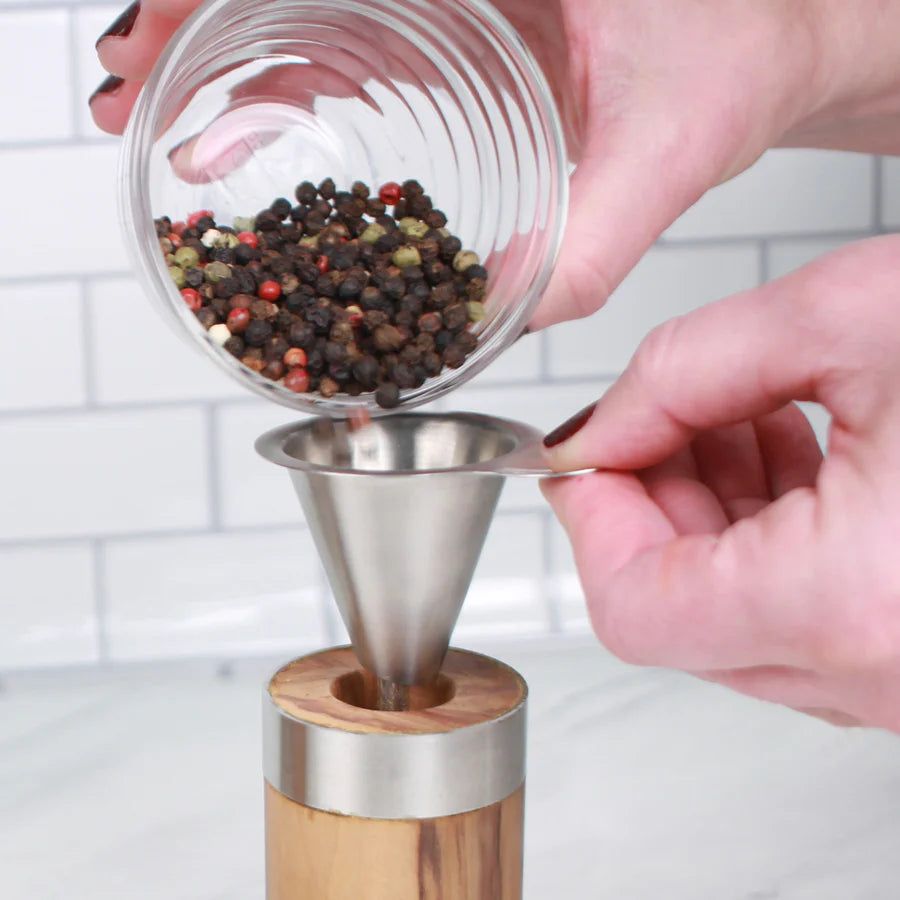 Stainless Steel Peppercorn Funnel