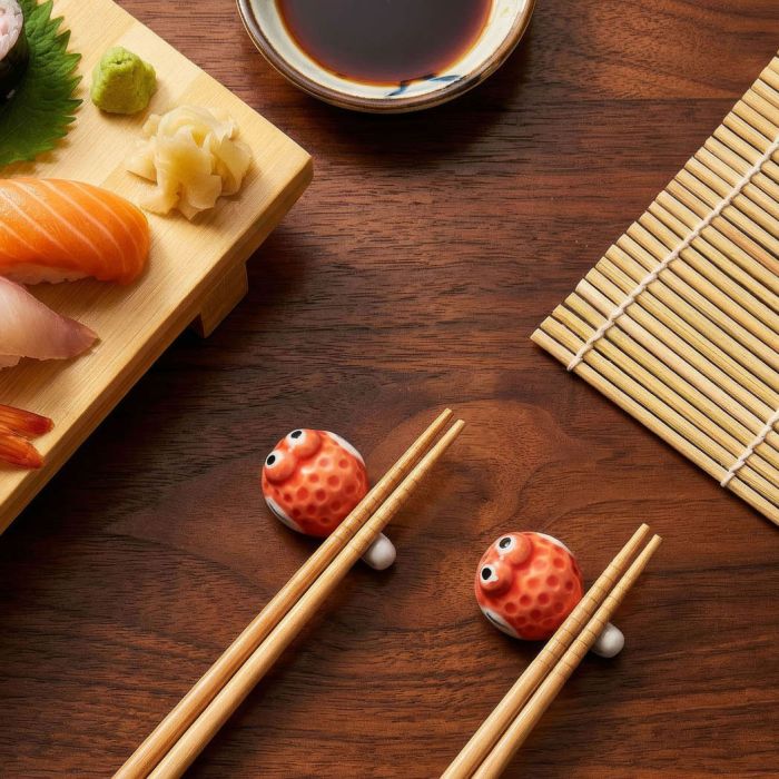 Fish Chopstick & Rest Set