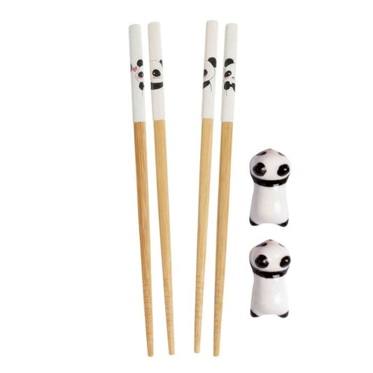 Panda Chopstick & Rest Set